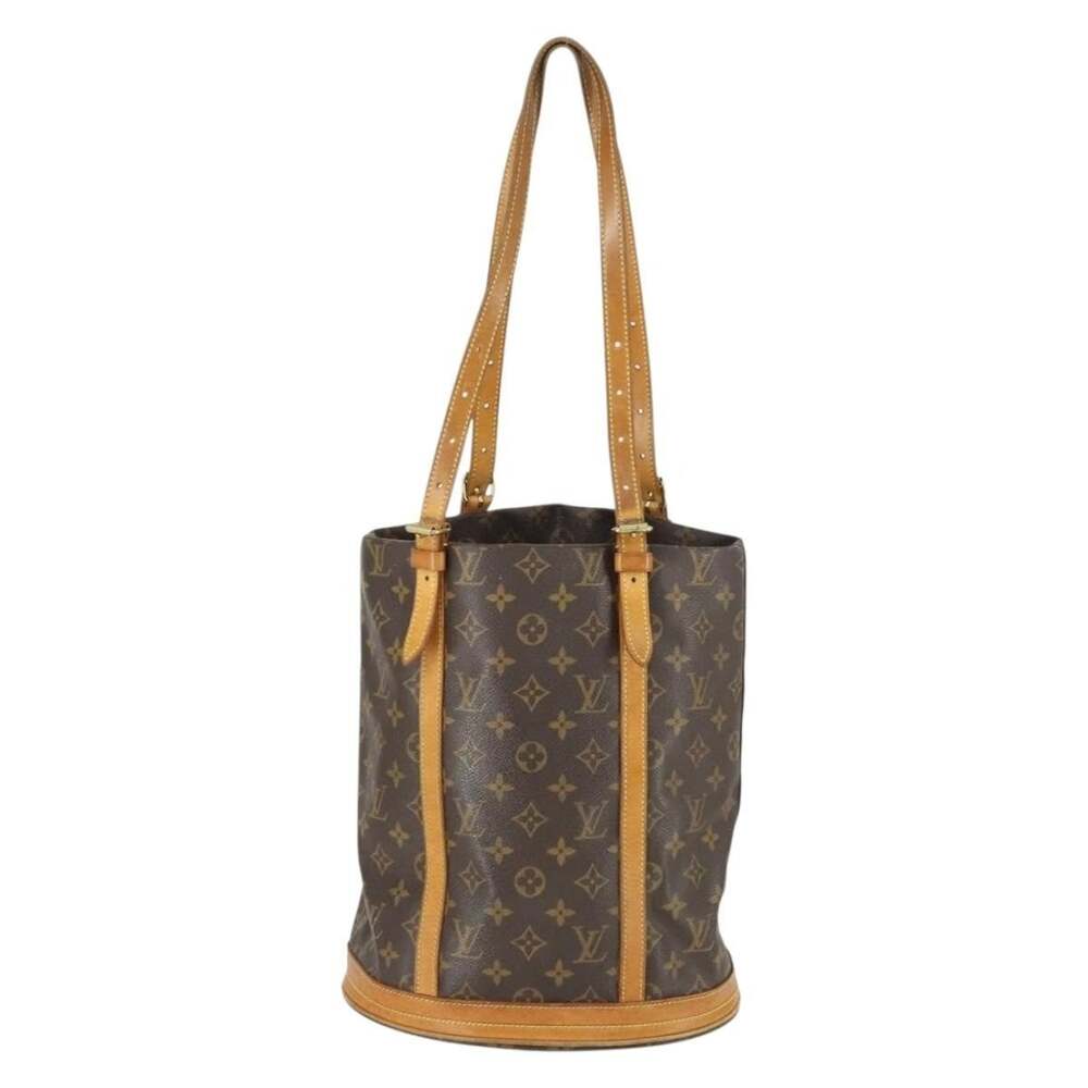 Louis Vuitton Monogram Bucket GM Shoulder Bag Brown